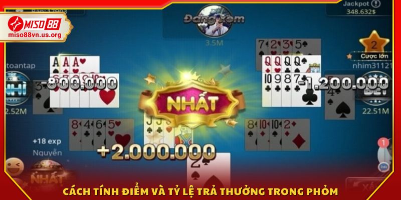 Cách tính điểm sau mỗi ván và quy định trả thưởng