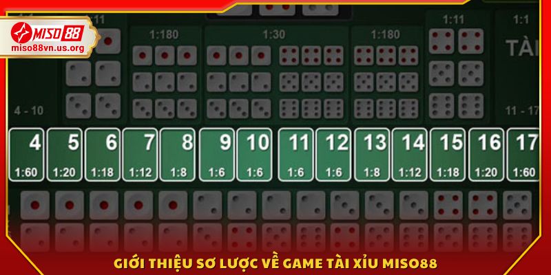 Khám phá tựa game tài xỉu Miso88